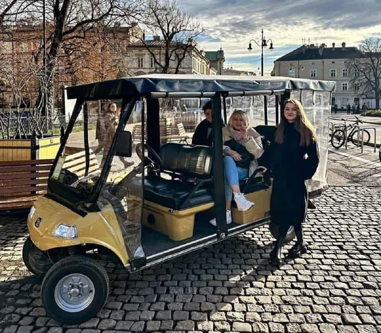 City Tour Cracow golf car plus Cruise on the Vistula River. - Main Market Square and the Big Civic Stops You Should Actually Care About