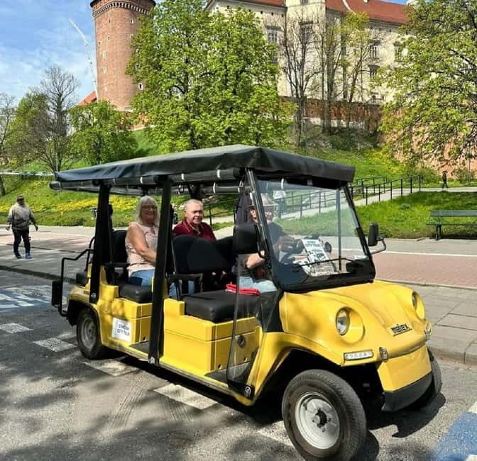 City Tour Cracow golf car plus Cruise on the Vistula River. - Kazimierz and the Jewish Quarter: Synagogues, Squares, and WWII Context