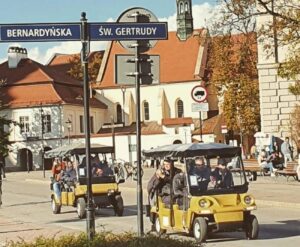 City Tour Cracow , golf car . Private full tour !! - Old Town Gateways: Barbican, Florian Gate, and Medieval Walls