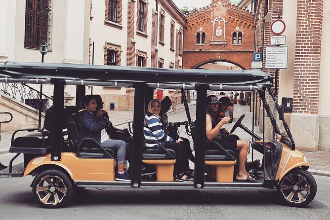Cracow guided Full tour by Golf Cart-Family Discount - Podgorze: the WWII ghetto story, walls, and key Schindler-linked sites