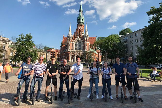 Electric Scooter Tours Kraków - Helmets, Warm Gloves, and the Local Snack Setup