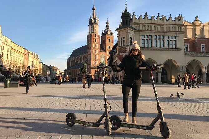 Electric Scooter Tours Kraków - Collegium Maius and Planty Park: Old University Energy