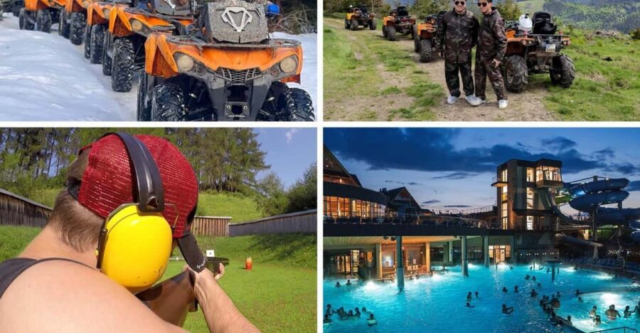 From Krakow: ATV/Snowmobile Ride, Shooting & Hot Springs - Quad Bikes in Tough Terrain: The Part You Came For