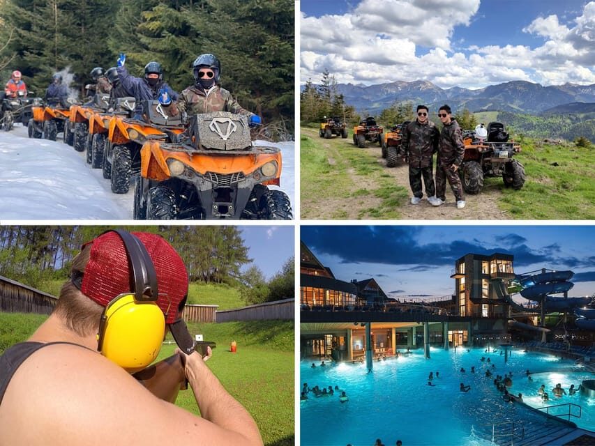 From Krakow: ATV/Snowmobile Ride, Shooting & Hot Springs - Zakopane Shooting Range: Short, Focused, and Time-Limited