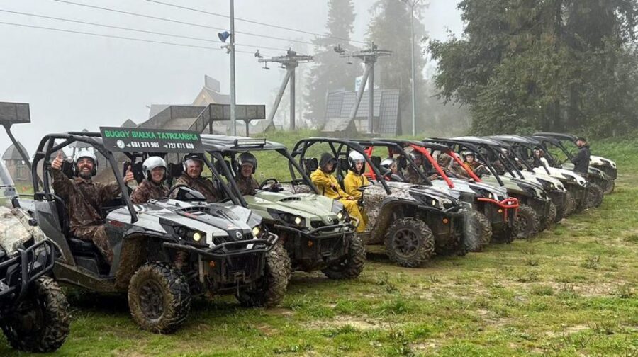 From Krakow: Off-road adventure and relax at thermal baths - Tatras on Can-Am quads: safety first, then muddy fun