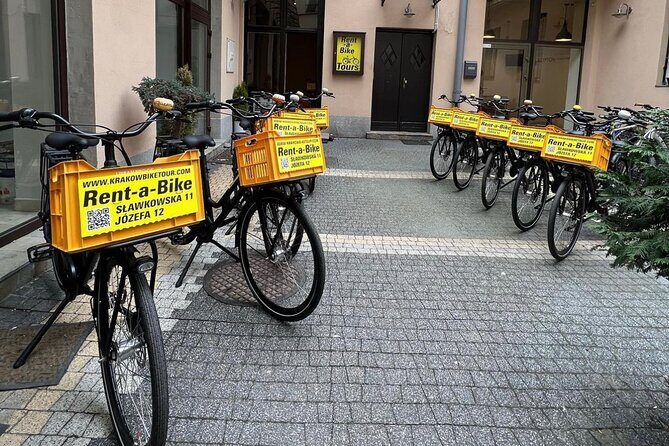 Full Bike Tour - the Old Town, Jewish Qtr & the Ghetto NEW BIKES - Key highlights I’d circle on your Krakow map