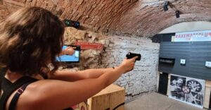 Krakow: Axe Mate Club Shooting Range Entry Ticket - What you’ll actually shoot: CZ 75 Blow Back and an M4/M16-style rifle