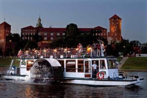 Krakow by night 60 minutes cruise The Vistula River Krakow - The route: Wawel, Kazimierz, and the bridges you’ll recognize
