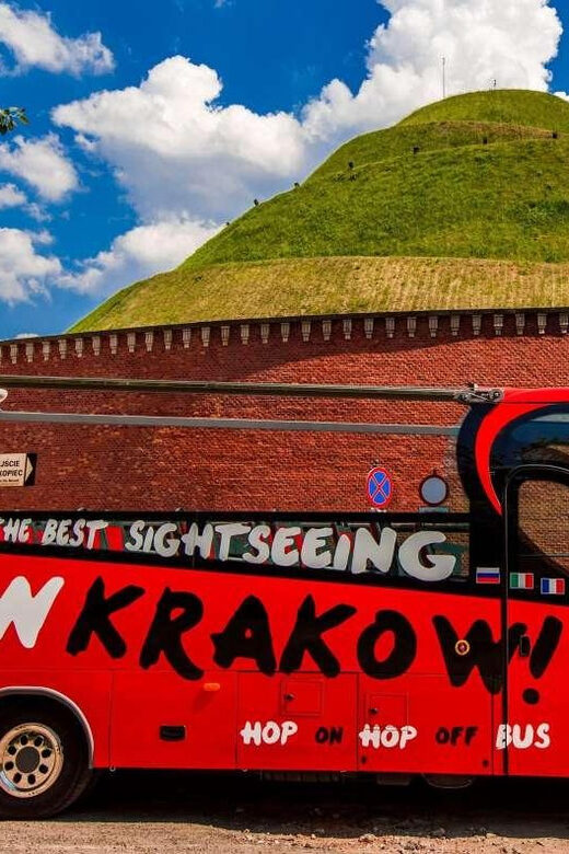 Krakow City SightSeeing hop on hop off bus and city game - The real idea: comfort plus something to do