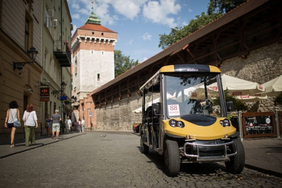 Krakow: City Tour of 3 Districts by Electric Car - How the electric car tour fits into your day (105 minutes, short stops)