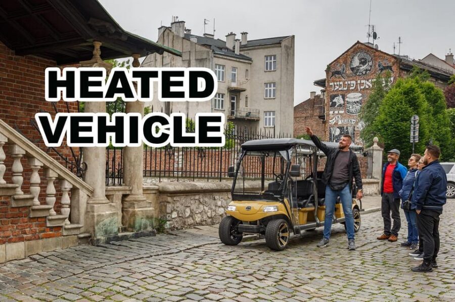 Krakow: Extended City Sightseeing Tour - Eco Buggy Golf Cart - Three districts, one route: Old Town, Kazimierz, and Podgórze