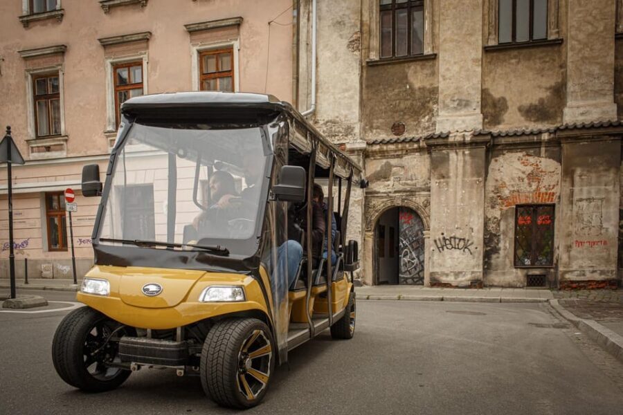 Krakow: Old Town - Kazimierz - Ghetto by Electric Golf Cart - Old Town Highlights: From Planty to Wawel in One Clear Story