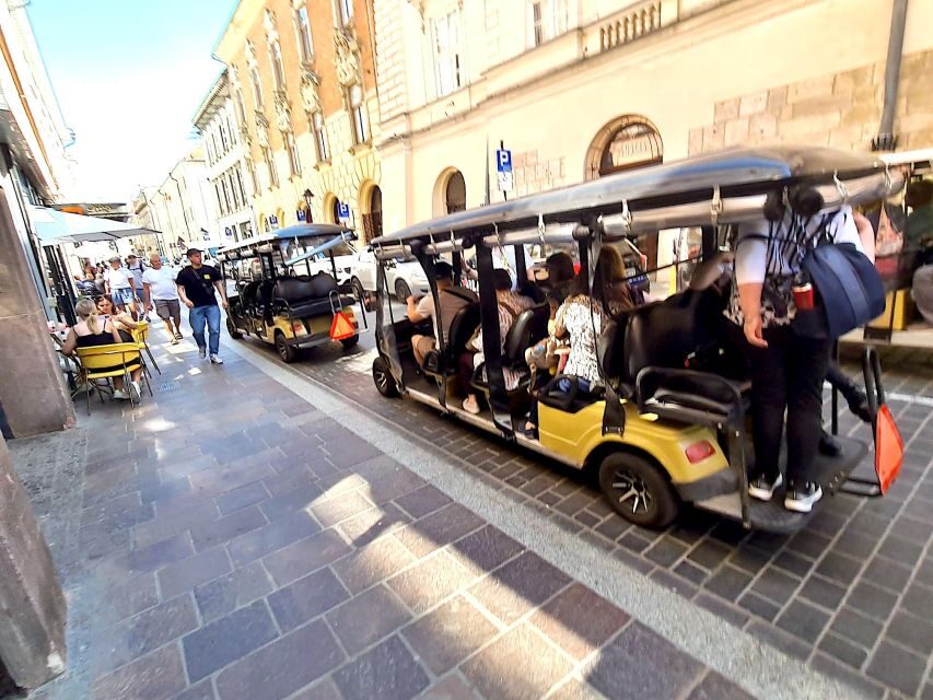 Krakow: Private Panoramic Tour by Golf Cart with Audio Guide - Key highlights at a glance