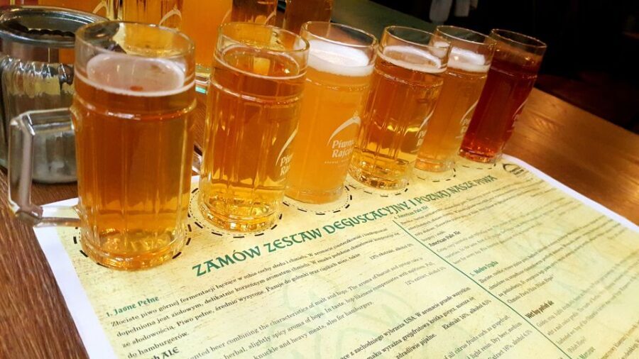 Krakow: Private Polish Beer Tasting Tour with a Beer-Expert - The food plan: snacks, hot starters, and cucumber bread with lard
