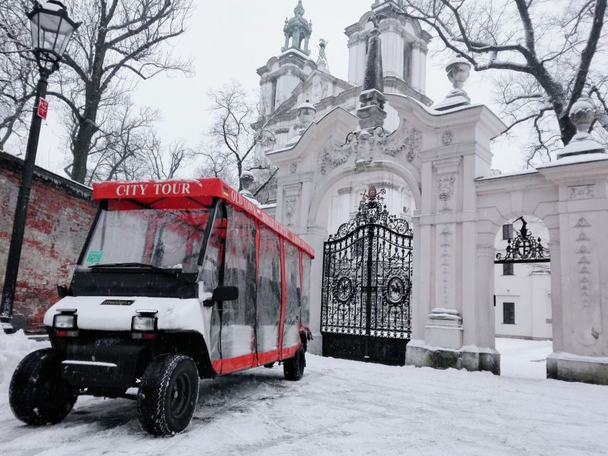Krakow: Private Sightseeing Tour by Electric Car - Old Town landmarks from the car and on foot: Barbican, St. Florian, and Wawel area