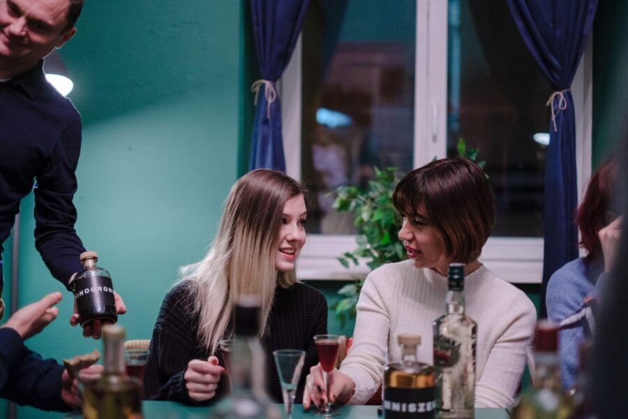 Krakow: Vodka Tasting in Hidden Bar - The vodka flight: 8 pours from craft to flavored