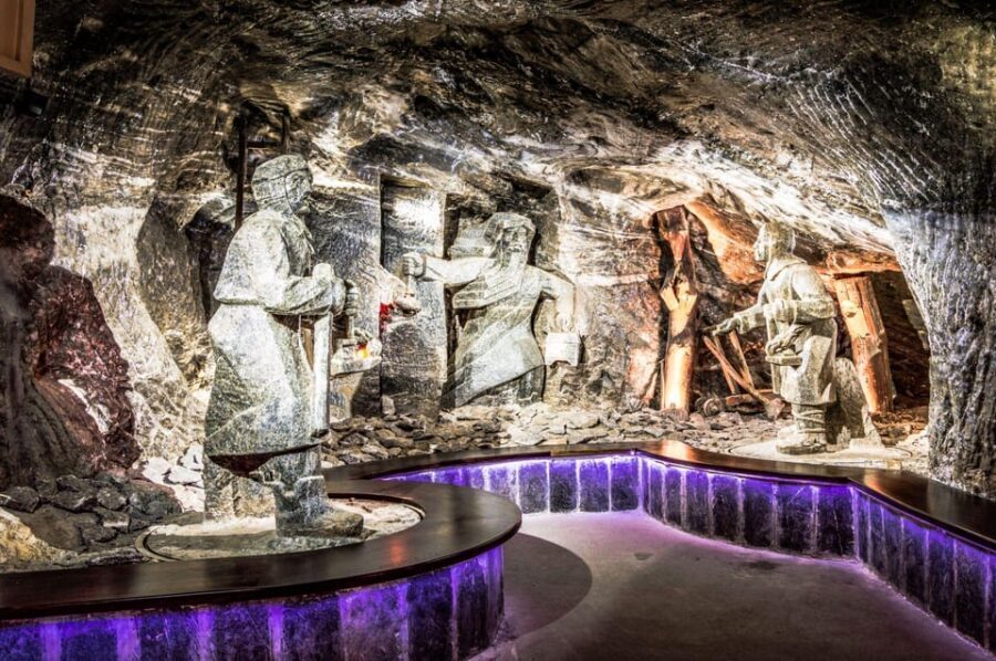 Krakow: Wieliczka Salt Mine Skip-the-Line Live Guided Tour - Entering the underground city: tunnels, lakes, and chambers