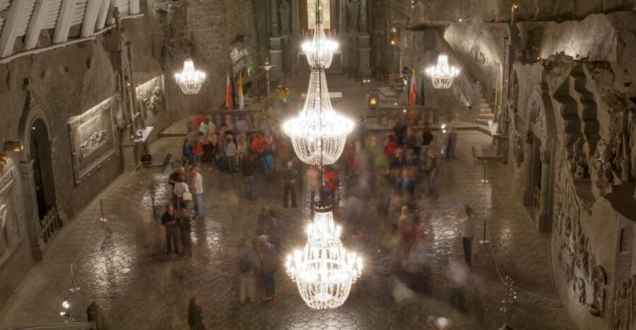 Krakow: Wieliczka Salt Mine Tour with Private Transfers - Inside the mine: chapels, lakes, and the major salt-made rooms