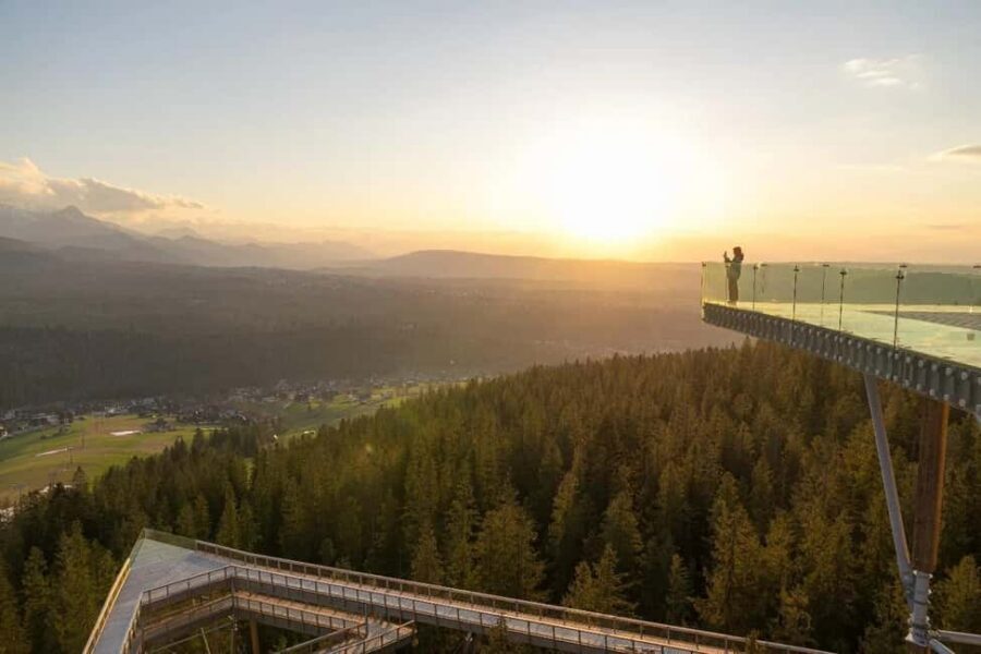 Krakow: Zakopane, Thermal Baths and Gorce Park Treetop Walk - Gate in Gorce: treetop views, towers, and the forest at a new angle