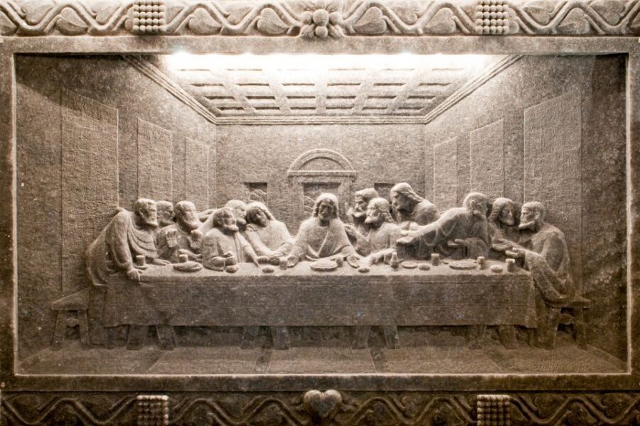 Unesco List; Wieliczka Salt Mine Half-Day Tour from Kraków - The underground lake moment: music above the water