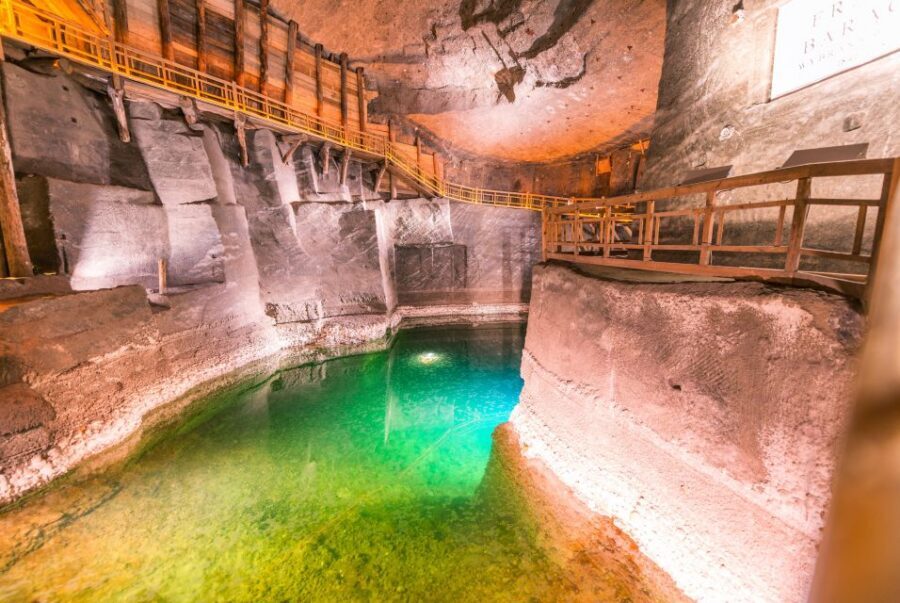 Wieliczka Salt Mine: Fast-Track Ticket and Guided Tour - Fast-track entry and the meeting point at the UNESCO sign